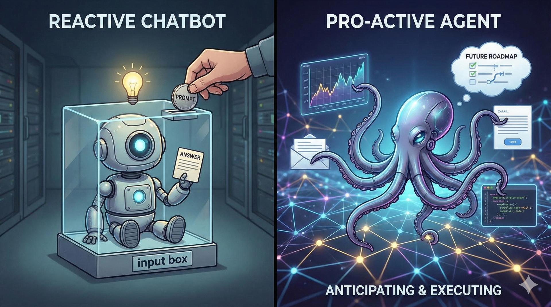 Chatbots vs. Octos: Why You Need an Employee, Not Just a Tool